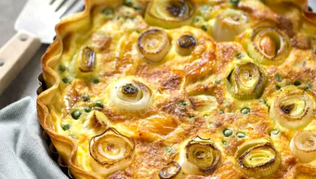 Reţetă: Plăcintă specială cu praz