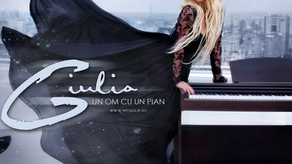 Giulia lansează noul single ''Un om cu un pian