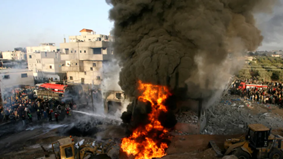 Raiduri aeriene israeliene sangeroase, in Fasia Gaza!