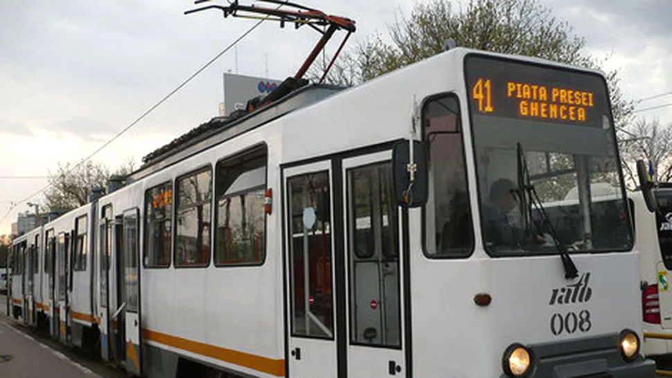 Tramvaiele 41 din București nu vor circula în zilele de 17 și 18 august