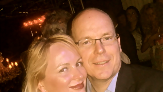 Delia Antal și Prințul Albert de Monaco