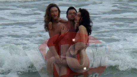 Imagini necenzurate la emisiunea lui Bote! S-au dezbrăcat complet pe plajă
