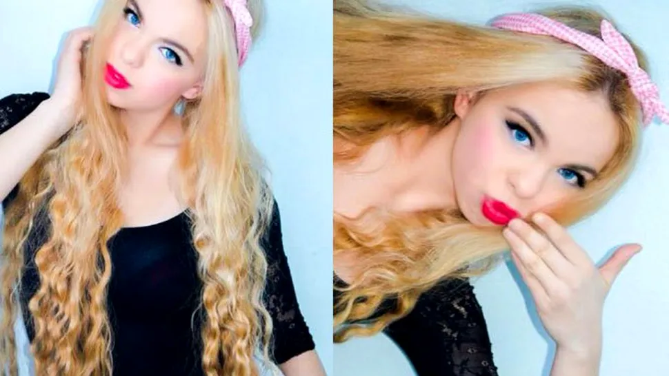 O româncă de 16 ani, copia fidelă a păpușii Barbie