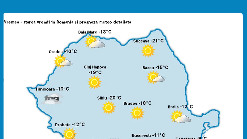 Vremea Apropo.ro: Dupa viscol si polei, vin lapovite si ploi!