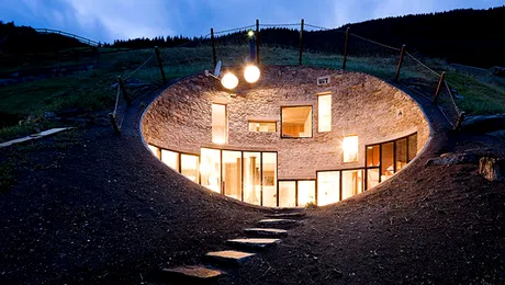 Casele „underground”, un nou trend arhitectural (Poze)