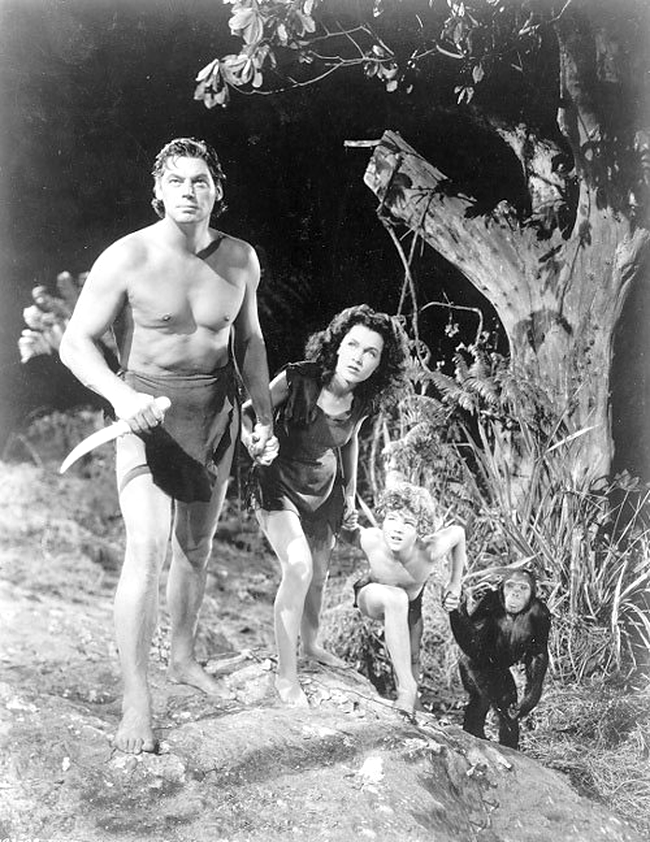 Johnny Weissmuller in Tarzan