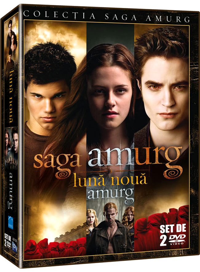 Pro Video lanseaza un box editie speciala, care include cele doua filme ale seriei: Amurg si Saga Amurg: Luna Noua