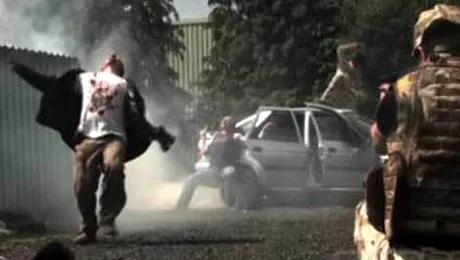 Invata sa lupti cu un zombie, in tabara de instruire