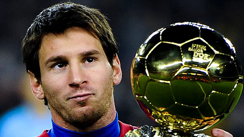 Lionel Messi a câștigat pentru a patra oară consecutiv Balonul de Aur