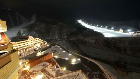 La schi în Coreea de Nord – VIDEO