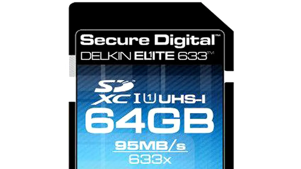 Delkin 64GB SDXC este cel mai rapid card de memorie din lume