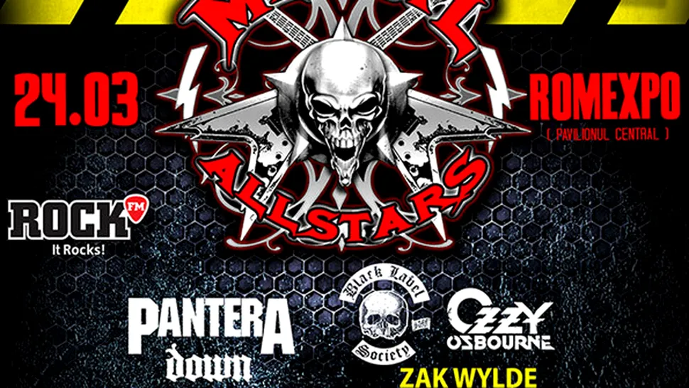 Metal All Stars în România, 24 martie 2014 - Romexpo