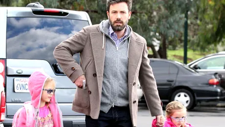 Ben Affleck, un tată grijuliu