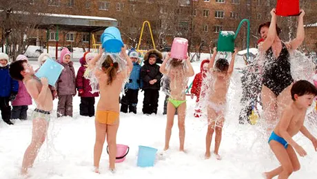 Viața la o grădiniță din Siberia (Video)