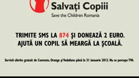 Ajuta un copil sa mearga la scoala