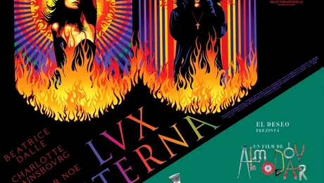 „Lux Æterna”, de Gaspar Noé, și „The Human Voice”, de Pedro Almodóvar, în cinema din 17 septembrie