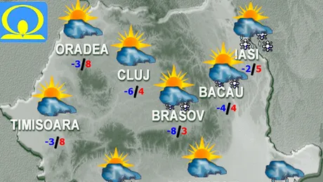 Vremea Apropo.ro: Iarna nu se dă dusă, dar primăvara e aproape