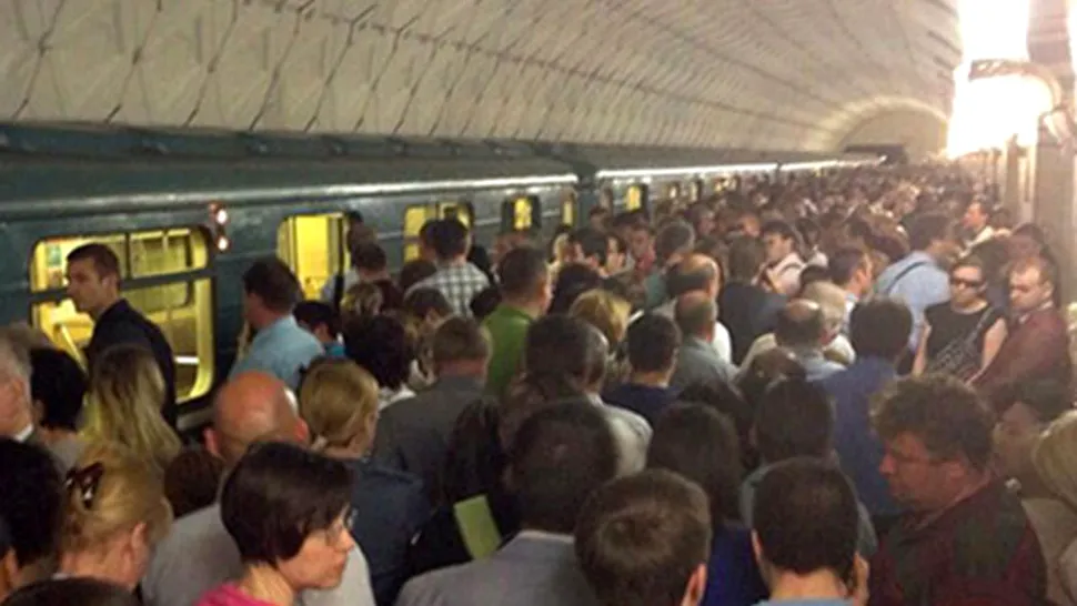 Incendiu la metroul din Moscova