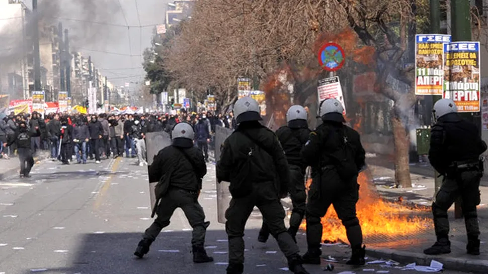 Greva generala si proteste, astazi, in Grecia