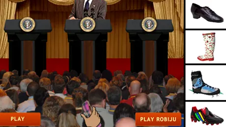 Nimereste-l pe George Bush, in Shoe Dodge Bush