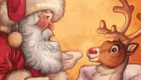 De ce renul lui Moș Crăciun, Rudolf, are nasul roșu?