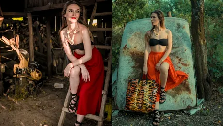 Adela Popescu, outfit cu buget redus!