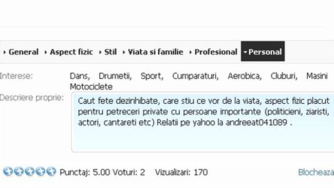 Andreea Tonciu, proxenet