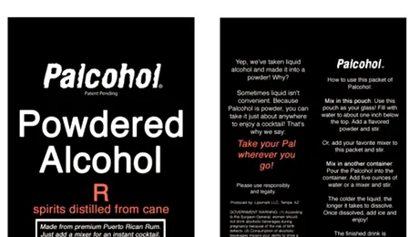 Ultima fiță: alcoolul pudră!