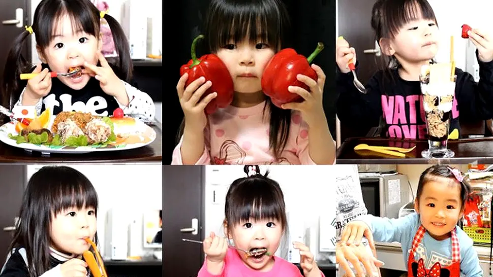 Fetița care mănâncă tot și nu se satură niciodată (Video)