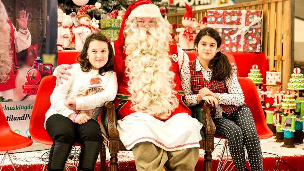 
Moş Crăciun din Finlanda a revenit în România 