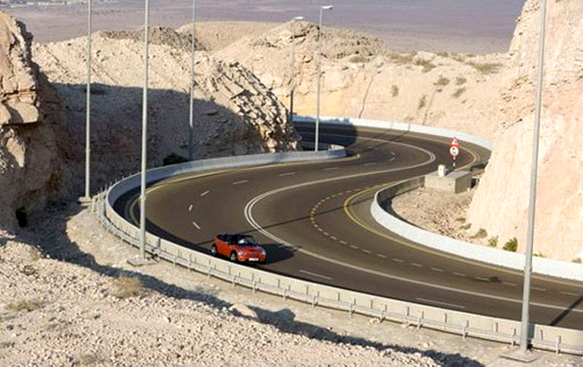 The Jebel Hafeet Mountain Road