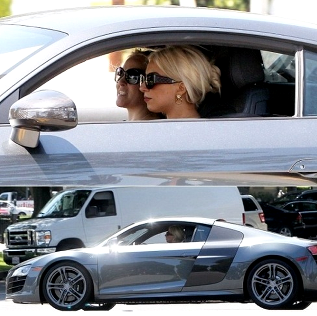 Nu se poate să nu-ți atragă atenția: Lady Gaga la volanul noului său Audi R8 GT