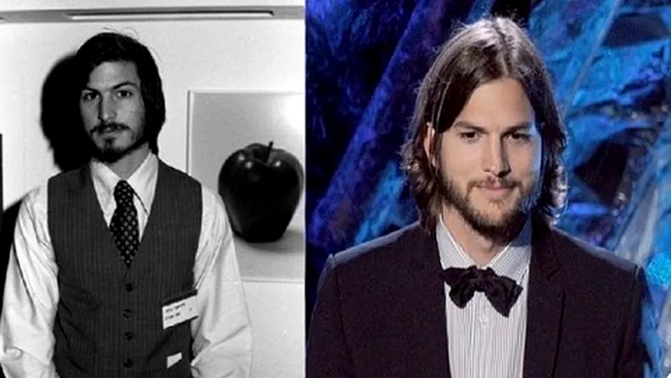 Ashton Kutcher va interpreta rolul lui Steve Jobs, într-un film biografic