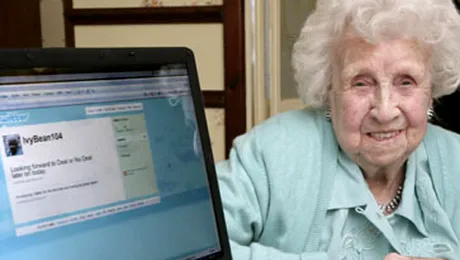 A murit Ivy Bean, cea mai in varsta utilizatoare de Twitter