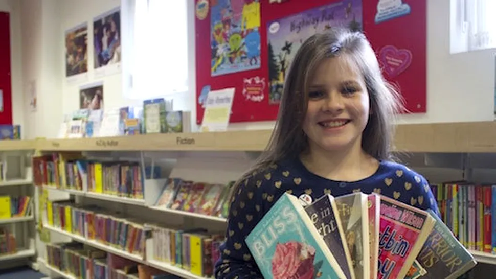 La 9 ani, Faith a citit 272 de cărți în șase luni