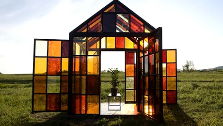 Casa din zahăr caramelizat, creația unui artist american (Poze și video)