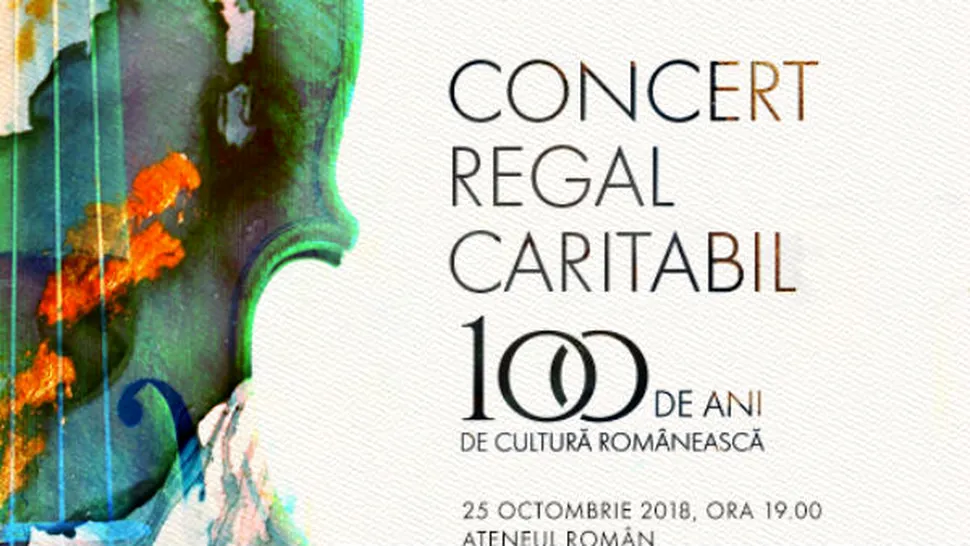 Concert Regal, un eveniment caritabil cu istorie, pe scena Ateneului Român,
