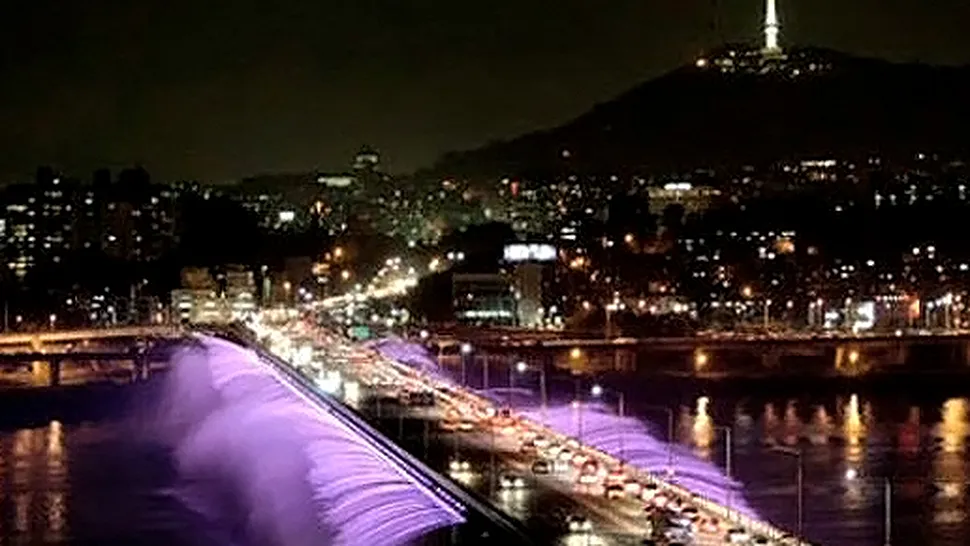 Podul Banpo din Coreea, principala atractie turistica in 2010 (Poze)