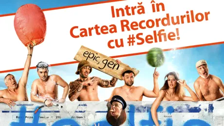 Fenomenul #SELFIE atinge noi culmi. Te inscrie direct in cartea recordurilor