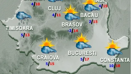 Vremea de 1 decembrie