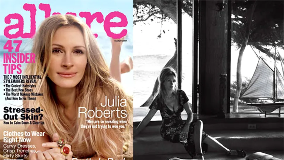 Julia Roberts, frumusica din revista Allure! (poze)