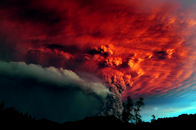 Vulcanul Puyehue din Chile, erupția din 2011