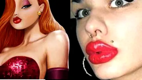 Rusoaica obsedata de personajul animat Jessica Rabbitt