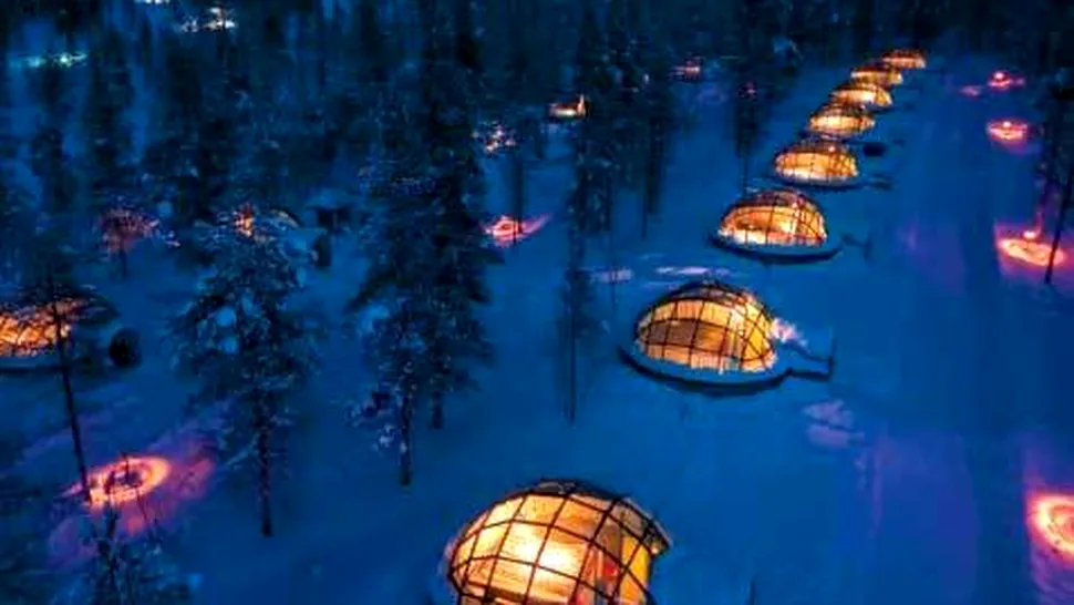 Vacanță în igloo, în Finlanda (Poze)
