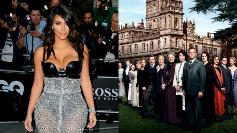 Kim Kardashian vrea un rol în “Downton Abbey”