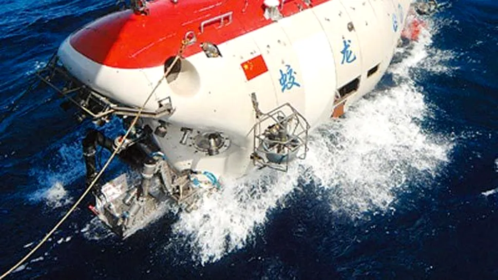 China: Submersibilul Jialong a stabilit un nou record de adancime