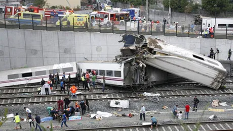 Accidentul de tren din Spania: Mecanicul, acuzat de omucidere din culpă