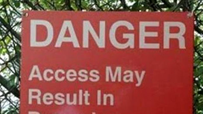 Pericol de inec! Nu va inecat!