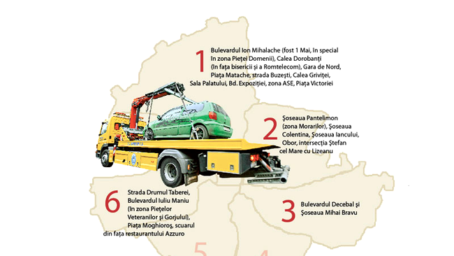 HARTA LOCURILOR UNDE PANDESC PIRATII DE MASINI