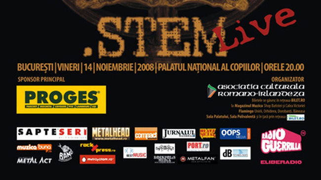 Afisul concertului Celelalte Cuvinte